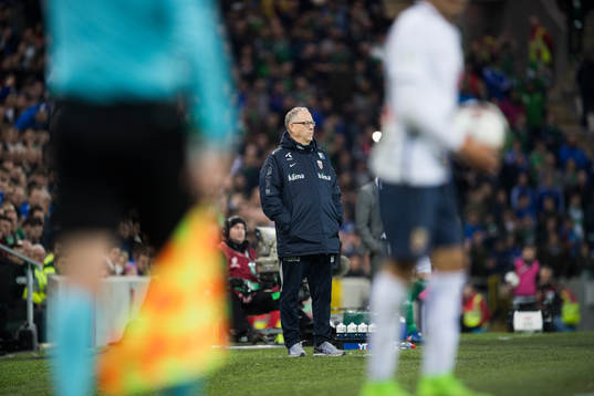 Norges förbundskapten Lars Lagerbäck