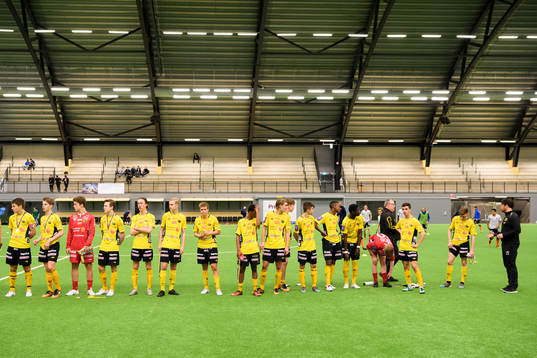 Elfsborgs spelare vid prisceremonin