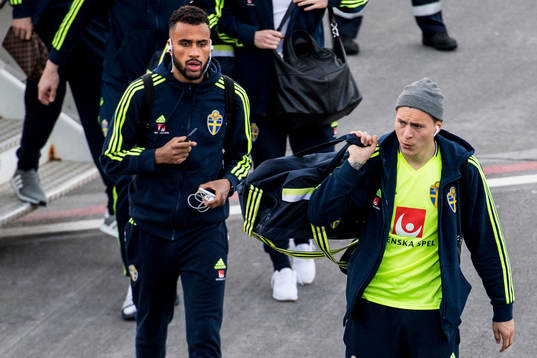 Isaac Kiese Thelin och Victor Nilsson Lindelöf när