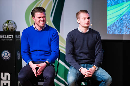 Värnamos tränare Christian Järdler och Freddy Winsth