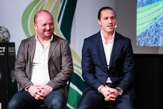 Norrbys tränare Simon Eriksson och Marcus Översjö