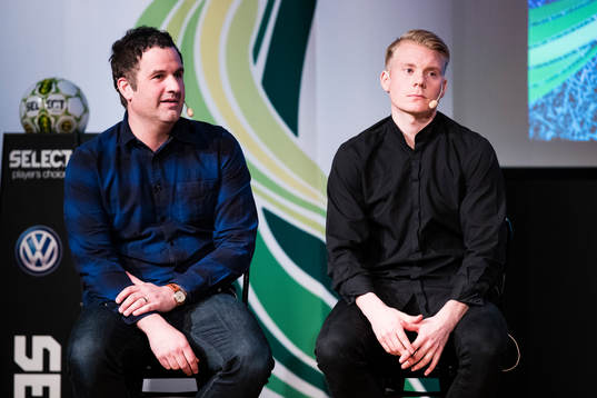 GAIS tränare Benjamin Westman och Johan Svahn