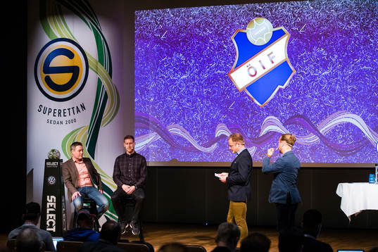 Östers tränare Thomas Askebrand och Mario Vasilj