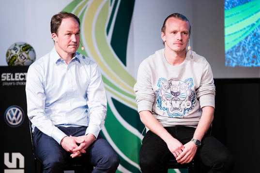 Gefles tränare Thomas Andersson och Jesper Florén