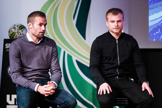 Brommapojkarnas tränare Olof Mellberg och Christopher
