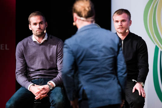 Brommapojkarnas tränare Olof Mellberg och Christopher