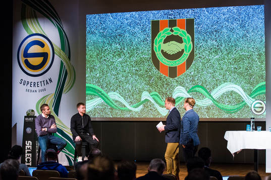 Brommapojkarnas tränare Olof Mellberg och Christopher