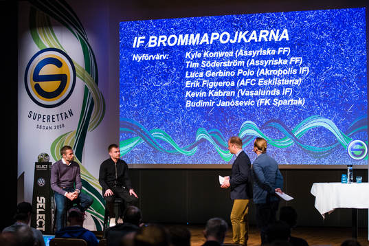 Brommapojkarnas tränare Olof Mellberg och Christopher