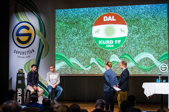 Dalkurds tränare Poya Asbaghi och Rawez Lawan