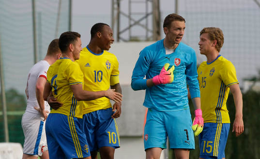 SWEDEN CELEBRATES GOAL