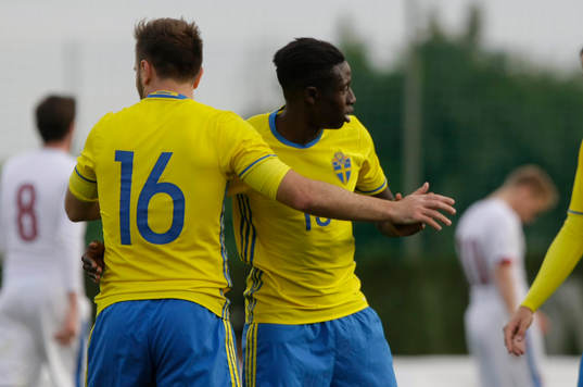 MUAMER TANKOVIC (16 SWEDEN) CELEBRATE YOUR GOAL WITH PA