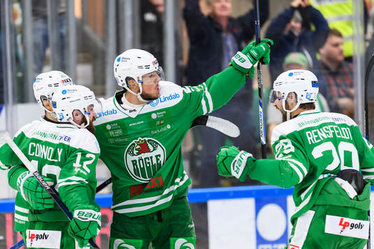 Rögles Alen Bibic jublar