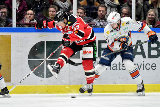 Malmö Redhawks Rhett Rakhshani och Växjös Jeff Tambellini