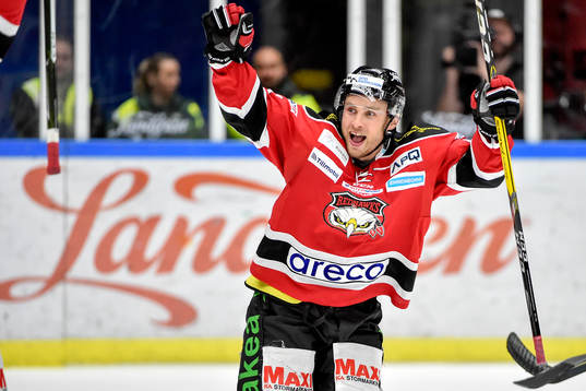 Malmö Redhawks Ilari Filppula jublar