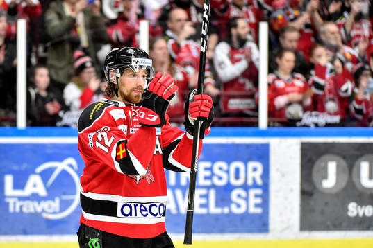 Malmö Redhawks Andreas Thuresson jublar