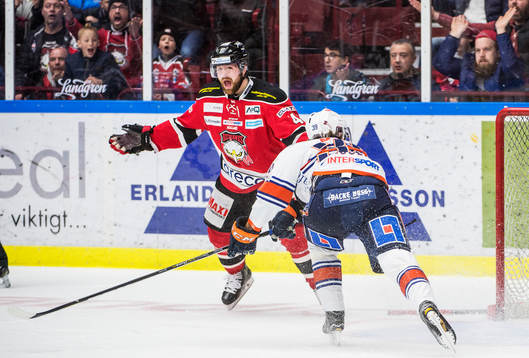 Malmö Redhawks Nichlas Hardt upprörd och Växjös Calle