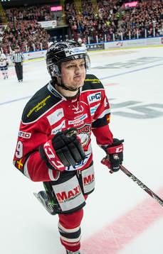 Malmö Redhawks Rhett Rakhshani jublar