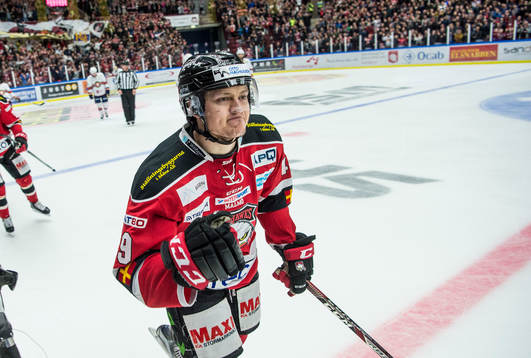Malmö Redhawks Rhett Rakhshani jublar