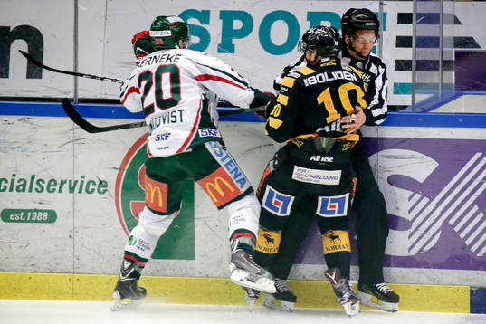 Skellefteås Joakim Lindström och Frölundas Joel Lundqvist