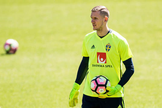 Sveriges målvakt Robin Olsen
