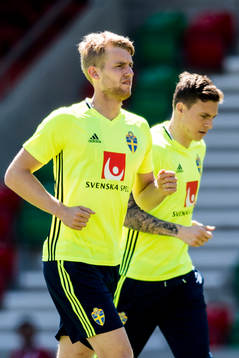 Sveriges Filip Helander och Victor Nilsson Lindelöf