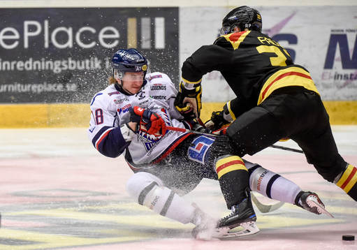 Linköpings Jacob Lilja och Brynäs Elias Fälth