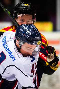 Brynäs Jonathan Pudas och Linköpings Broc Little