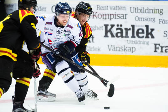 Linköpings Mathis Olimb och Brynäs Oskar Lindblom