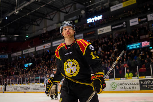 Brynäs Kevin Clark jublar