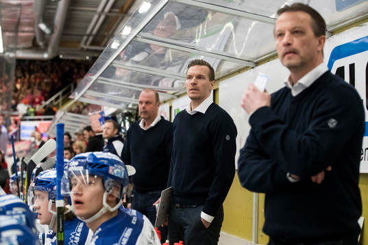 Leksands assisterande tränare Gabriel Karlsson  i
