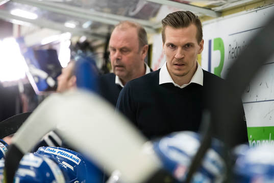 Leksands assisterande tränare Gabriel Karlsson  i