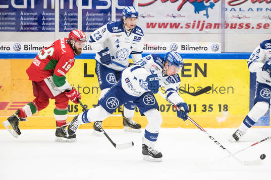 Leksands Patrik Norén och Sondre Olden och Moras Alex