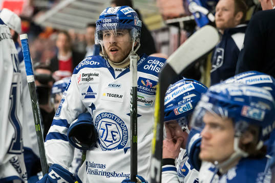i ishockeymatchen i direktkvalet till SHL mellan Leksand