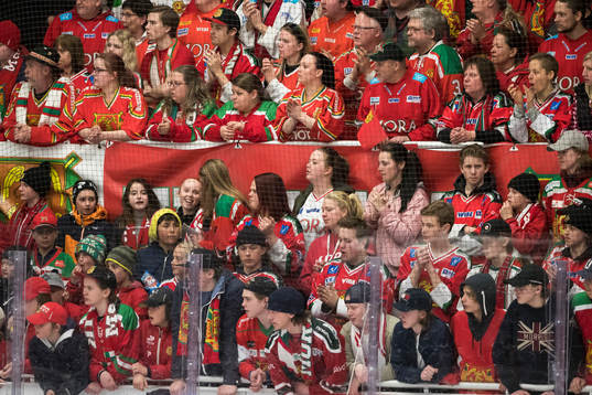 Mora klacken i ishockeymatchen i direktkvalet till SHL