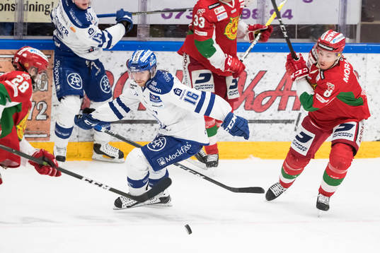 Leksands János Hári och Moras Robin Johansson  i