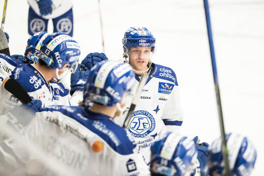 Leksands Johan Olofsson jublar