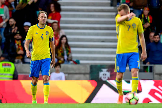 Sveriges Andreas Granqvist deppar