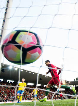Portugals Cristiano Ronaldo gör 1-0