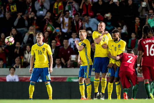 Sveriges Emil Krafth, Sebastian Larsson, Jakob Johansson