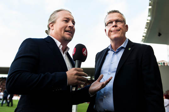 TV4as Mattias Tjernström intervjuar Sveriges