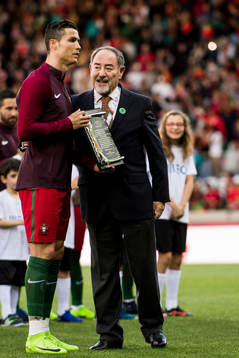 Portugals Cristiano Ronaldo hedras