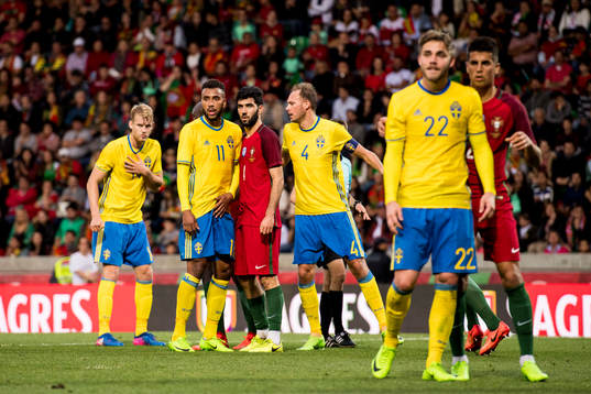 Sveriges Filip Helander, Isaac Kiese Thelin, Andreas