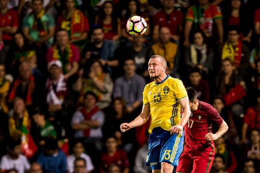 Sveriges Jakob Johansson och Portugals Pizzi
