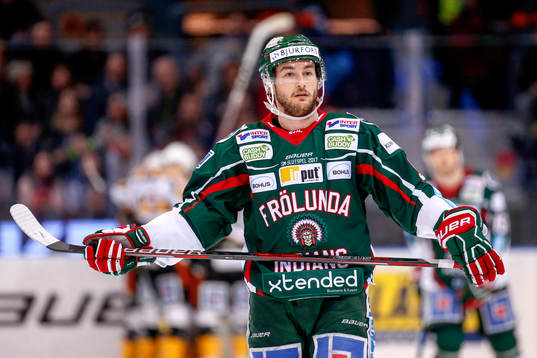 Frölundas Casey Wellman deppar