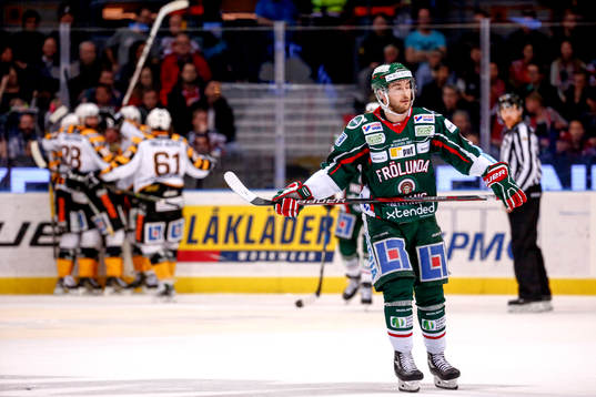 Frölundas Sean Bergenheim deppar