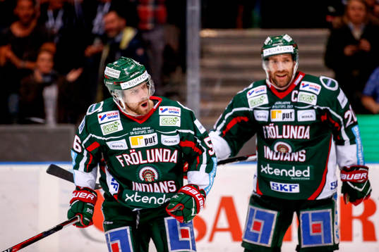 Frölundas Jonathan Sigalet jublar