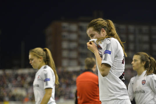 Rosengårds Sofie Junge Pedersen deppar