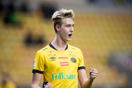 Elfsborgs Hugo Svensson jublar