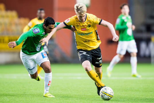 Elfsborgs Hugo Svensson och Jönköpings Benjamin Sörman