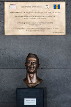 Portugals Cristiano Ronaldo får flygplatsen Aeroporto Da